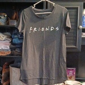 FRIENDS Dark Gray Short Sleeve Tee